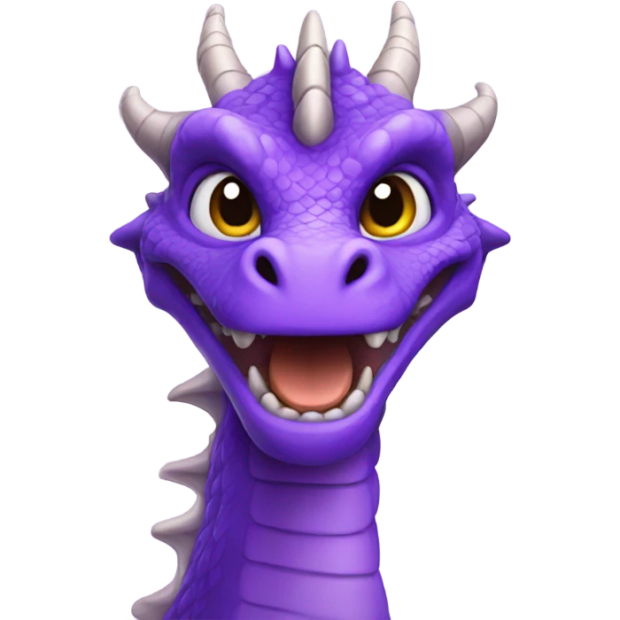 Purple dragon emoji