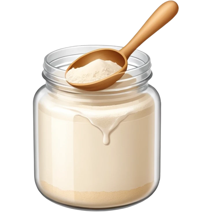 1 scoop de colageno (en un tarro) sin que se caiga emoji