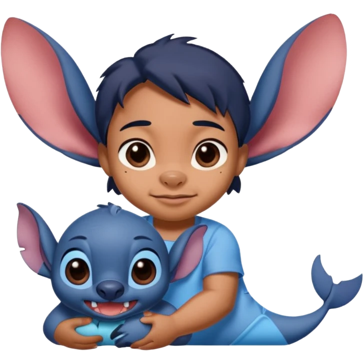 Lilo and stitch make stitch cute cuter make it look relaistic emoji
