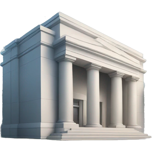 futuristic bank emoji