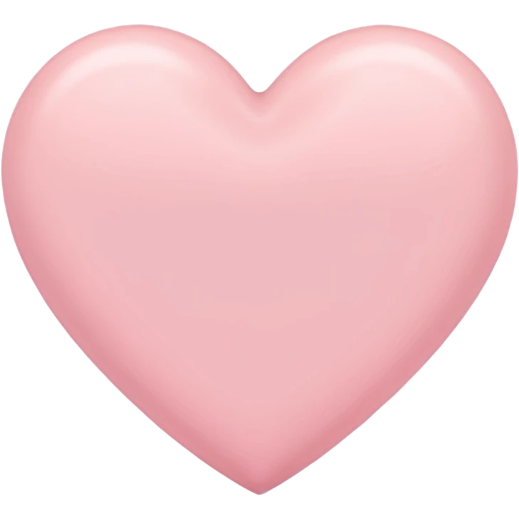 pastel pink heart emoji
