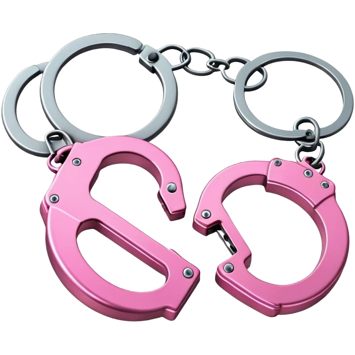 pink handcuffs  emoji