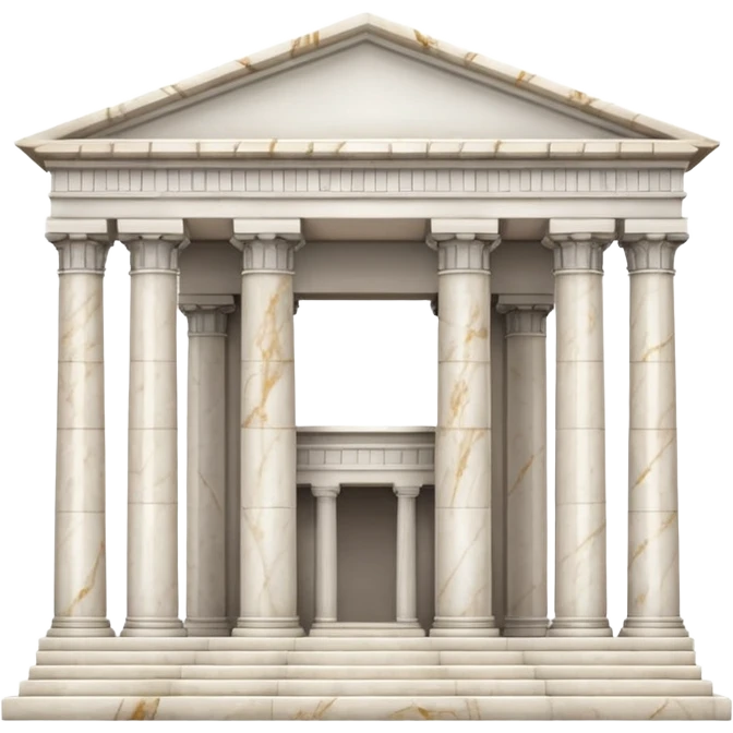 classical temple building emoji