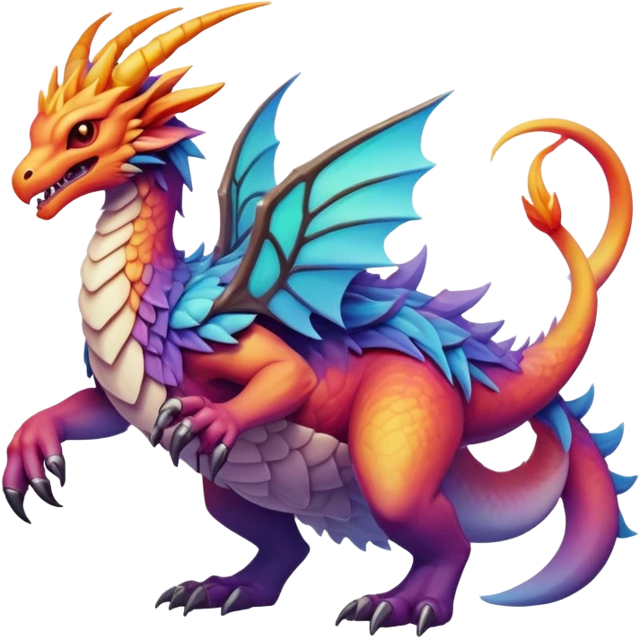 Epic legendary complex detailed gradients aesthetic-scenery-Fakémon-creature emoji