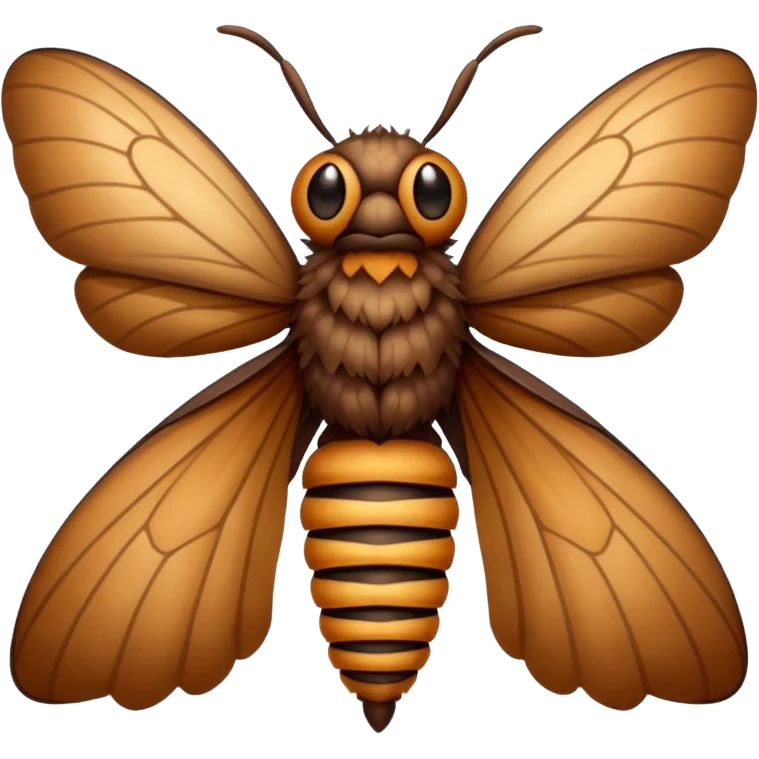 moth, life cycle stage 2 emoji