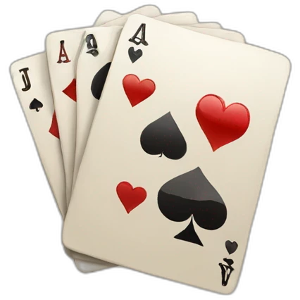 Homme qui joue au poker  emoji