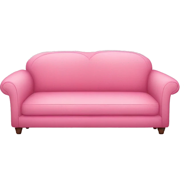 Pink layout couch  emoji