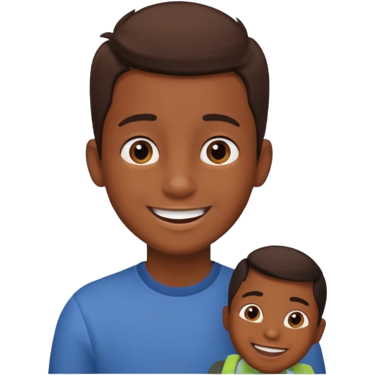 garcon  qui discute avec des amis emoji