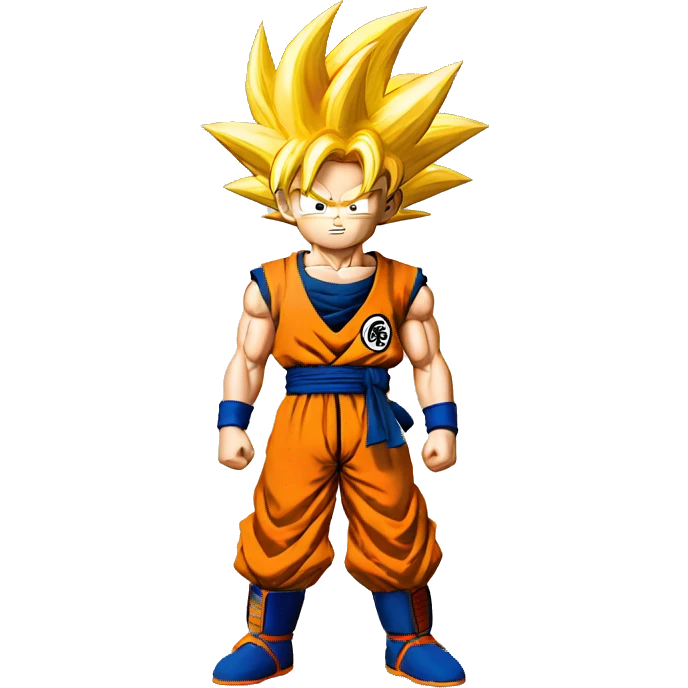 Goku from dragon ball emoji