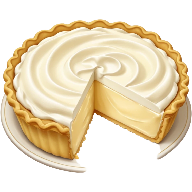 cream pie, minimal, simple, clear emoji