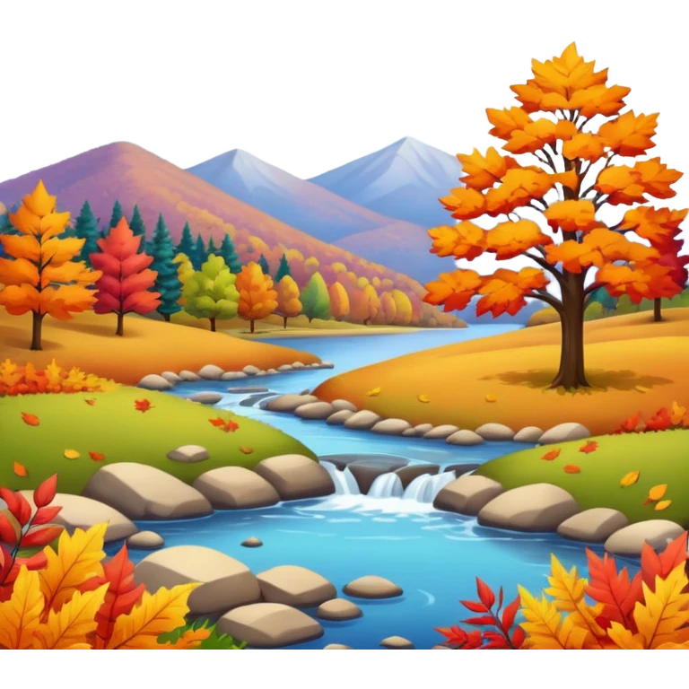 fall landscape emoji