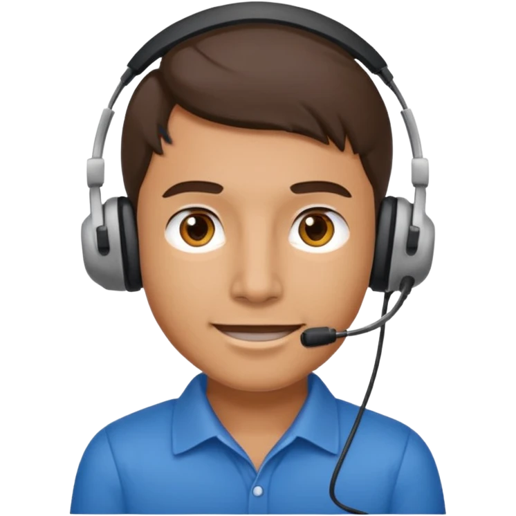 call center man emoji