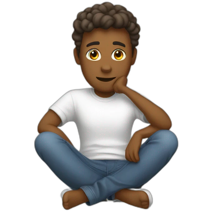 think about it emoji