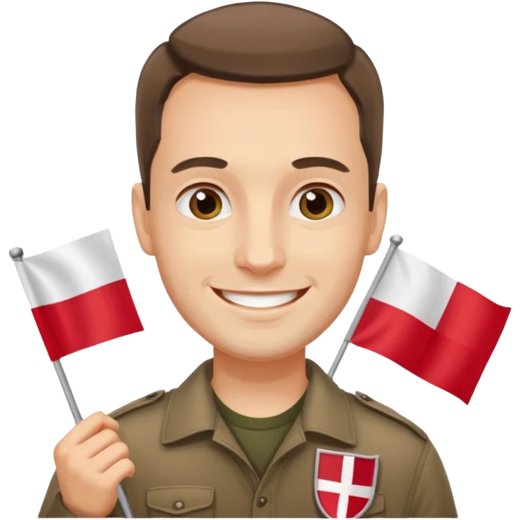 polish man with flag emoji