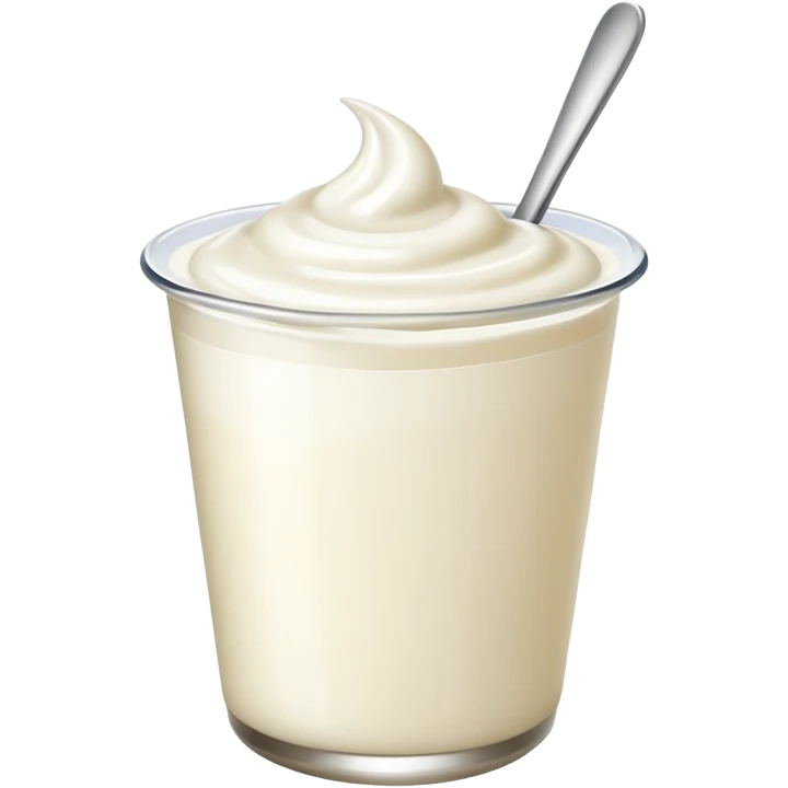 cup of yogurt emoji