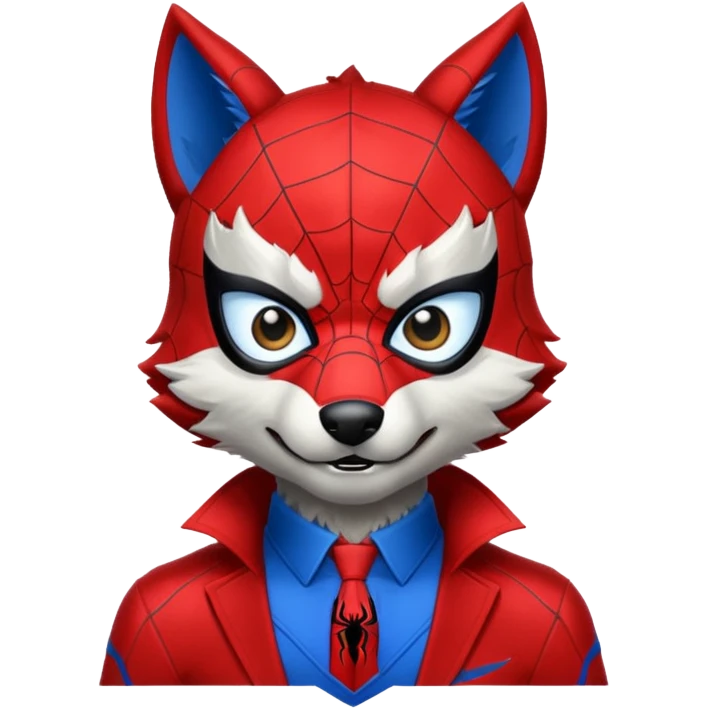 Spider-Man wolf emoji