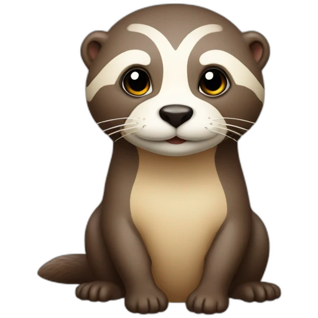Loutre sur vache emoji