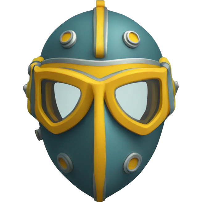 medieval scuba mask isometric emoji