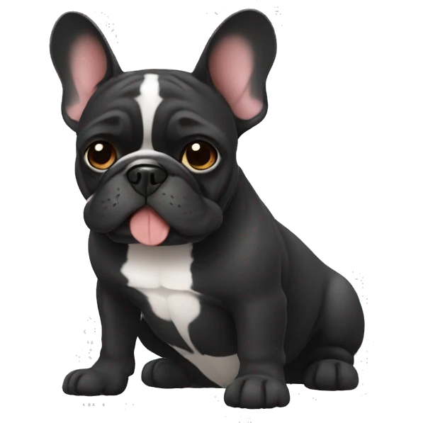 Bouledogue français  emoji
