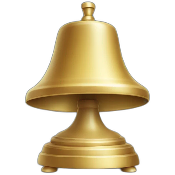 Table bell on a stand emoji