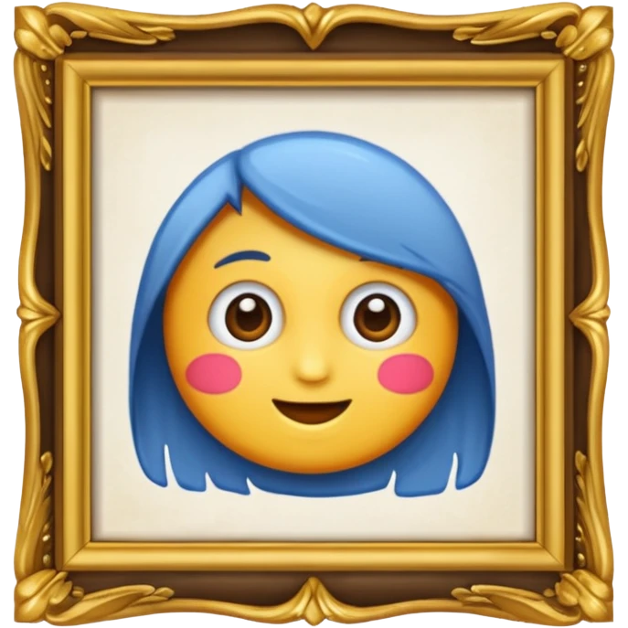 painting frame emoji