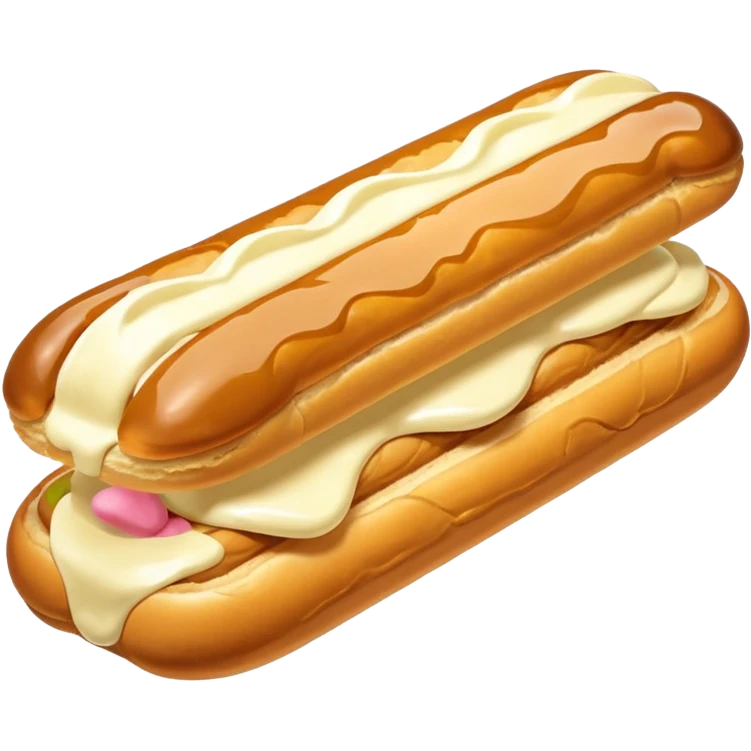 Vanilla cream éclair






















 emoji