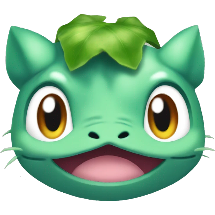 Bulbasaur peek emoji