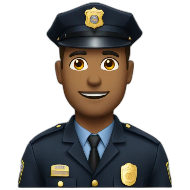 Cop men emoji