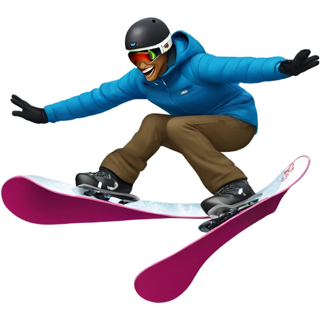 Obama snowboard jump emoji