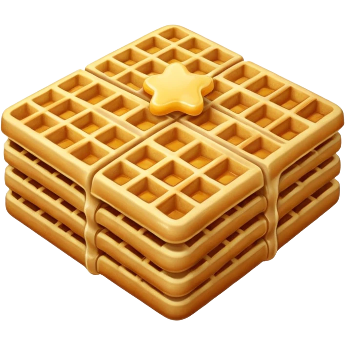 waffle fry emoji
