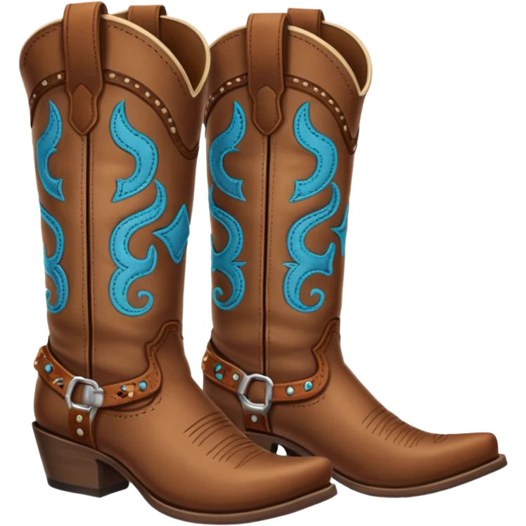 Cowboy boots emoji