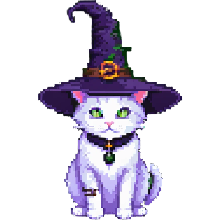 witch cat emoji