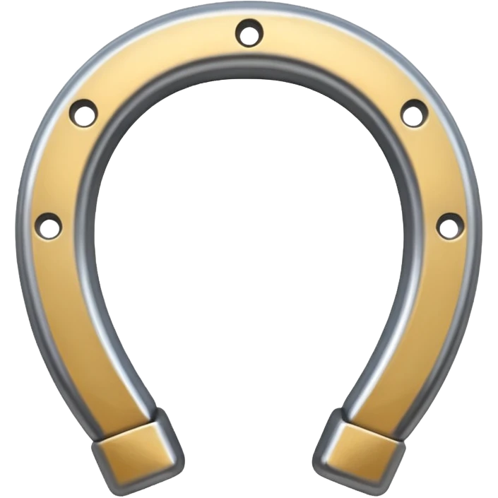 Horseshoe in small emoji