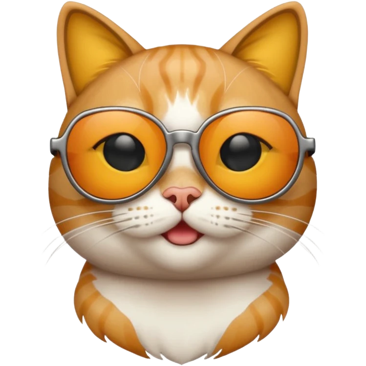 Cat wearing sunglasses emoji