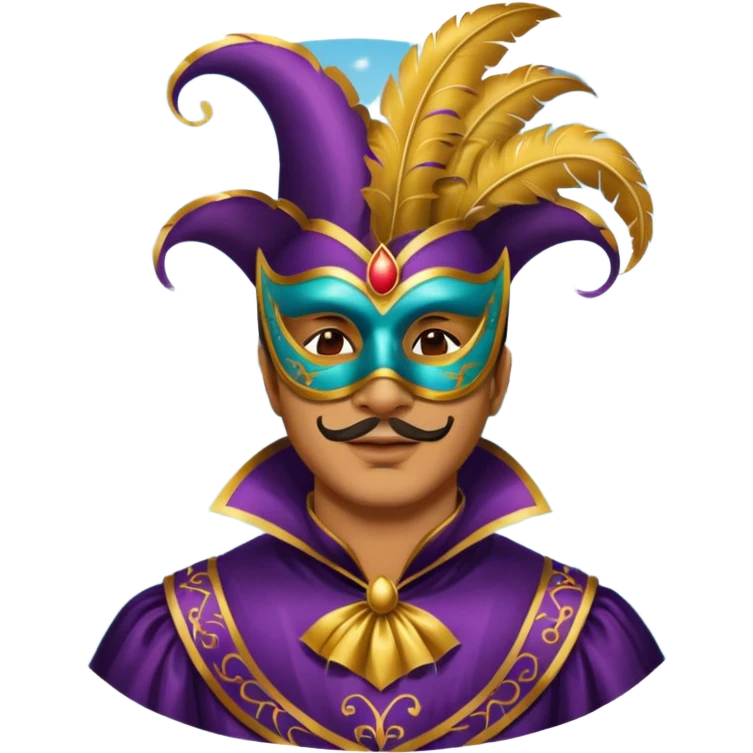carnival masked guy venice emoji