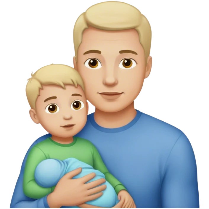man with kid emoji