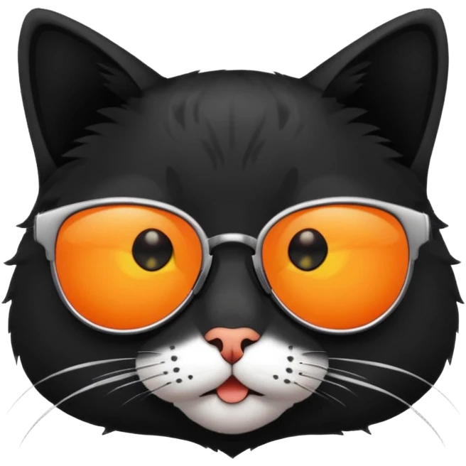 Cat wearing shades emoji
