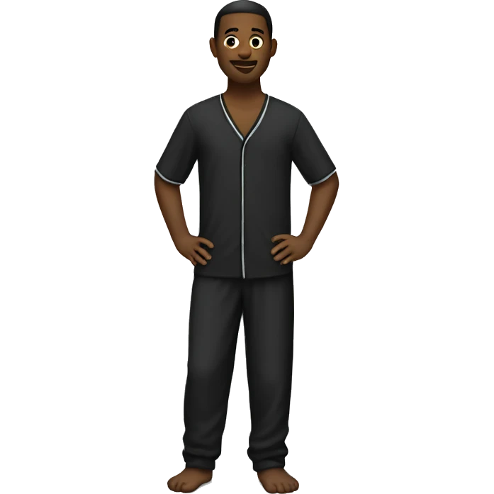 Black pajamas emoji