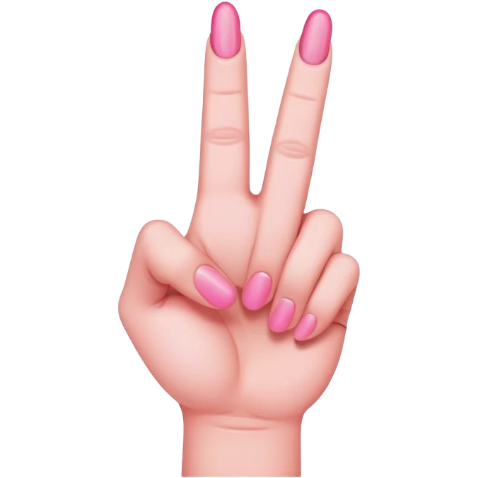 pink middle finger emoji