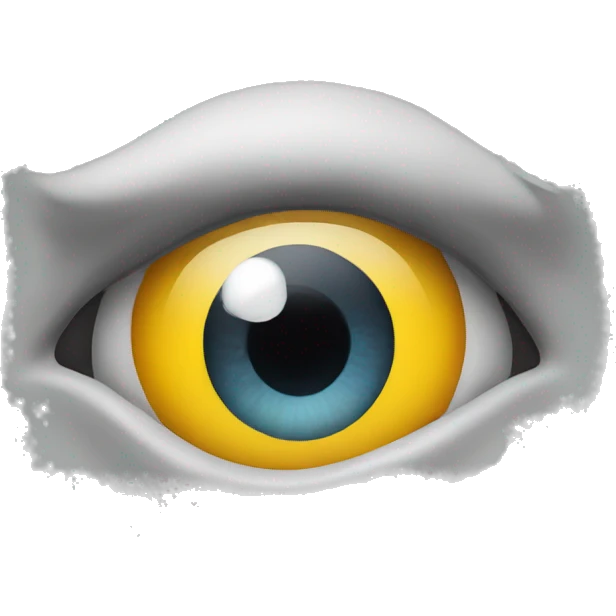 Eye side emoji