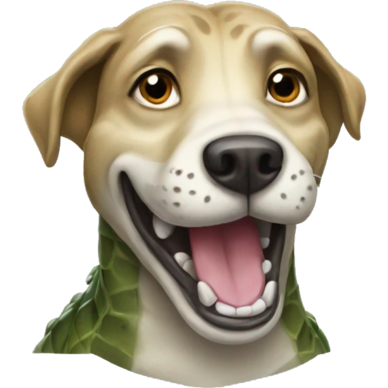 dog crocodile emoji