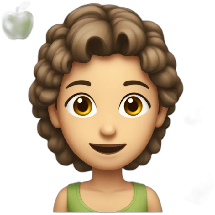 Una berenjena y un melocotón  emoji