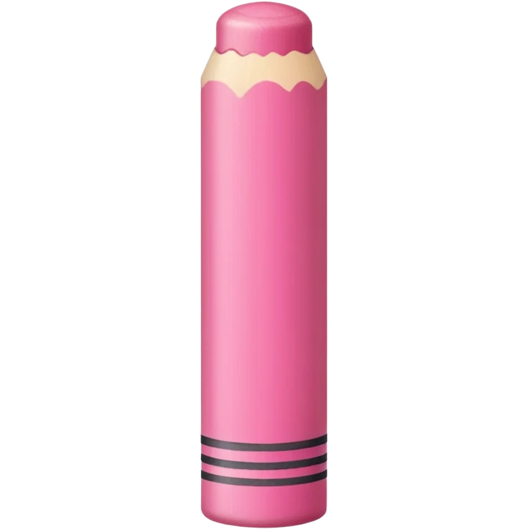 pink wax crayon emoji