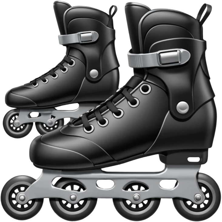 roller blade black emoji