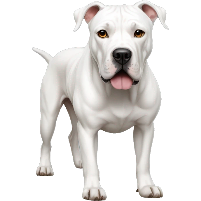 Dogo Argentino Dog Breed Full Body emoji