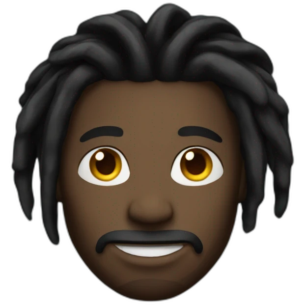 black dreadhead emoji