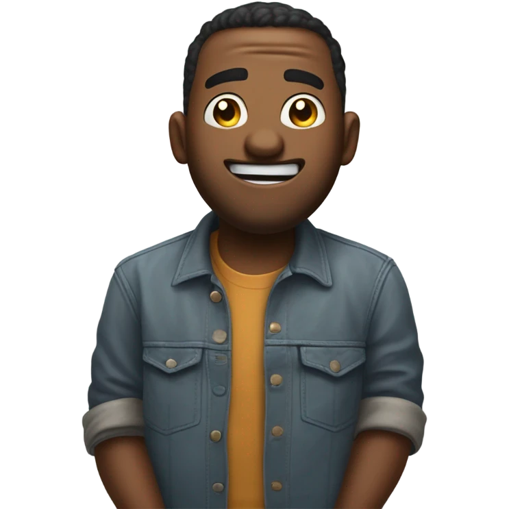 Khaby Lame tiktoker emoji