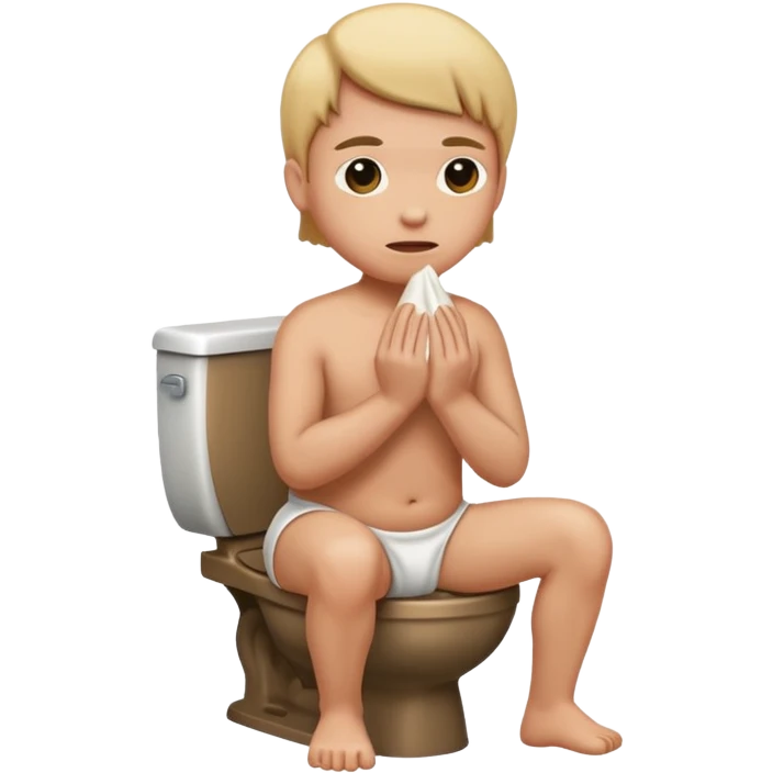 Someone pooping emoji