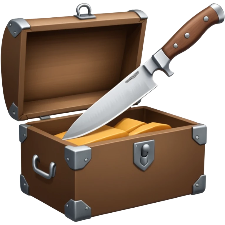 Knife to chest emoji