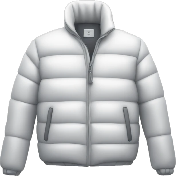 White down jacket  emoji